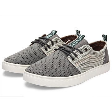 Mode respirant chaussures pour hommes à faible top sneakers occasionnels